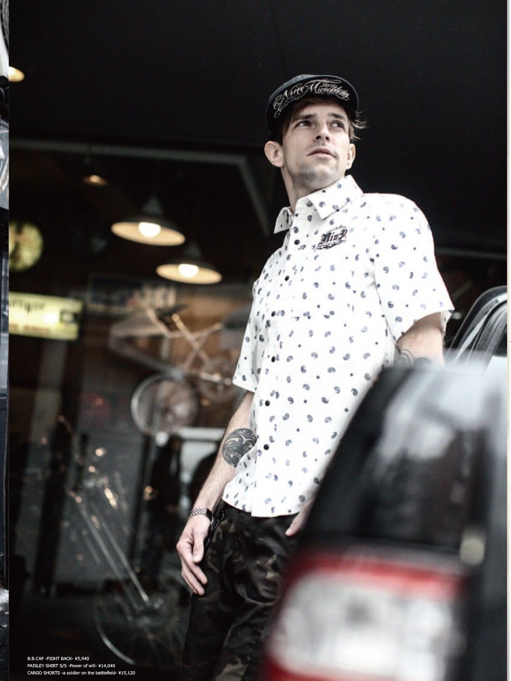 PAISLEY SHIRT  S/S  -Power of will-