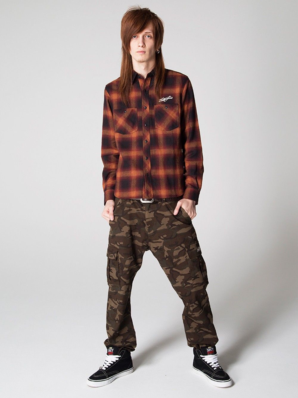 CHECK SHIRTS L/S -Comrade-