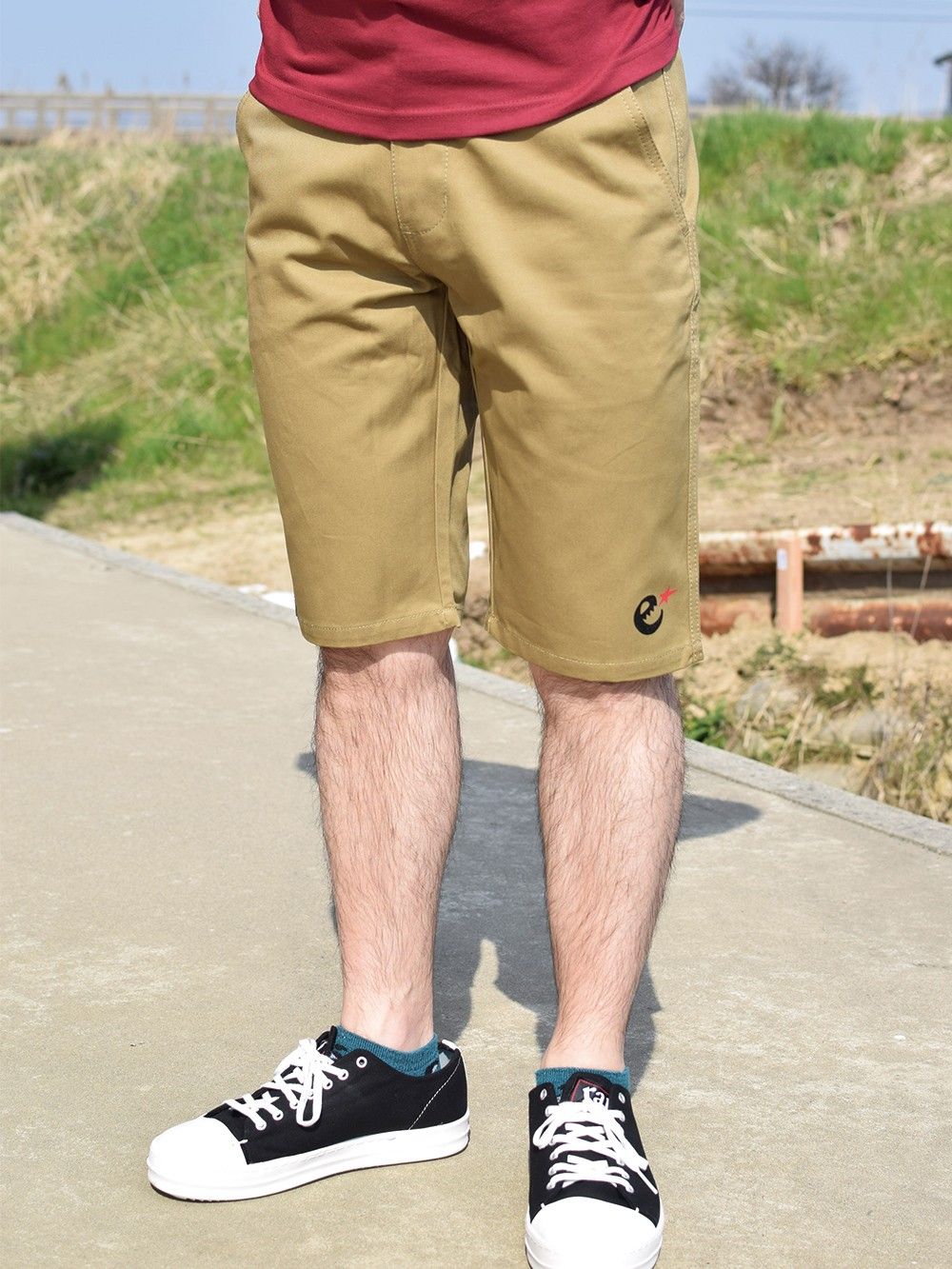 range classic twill shorts