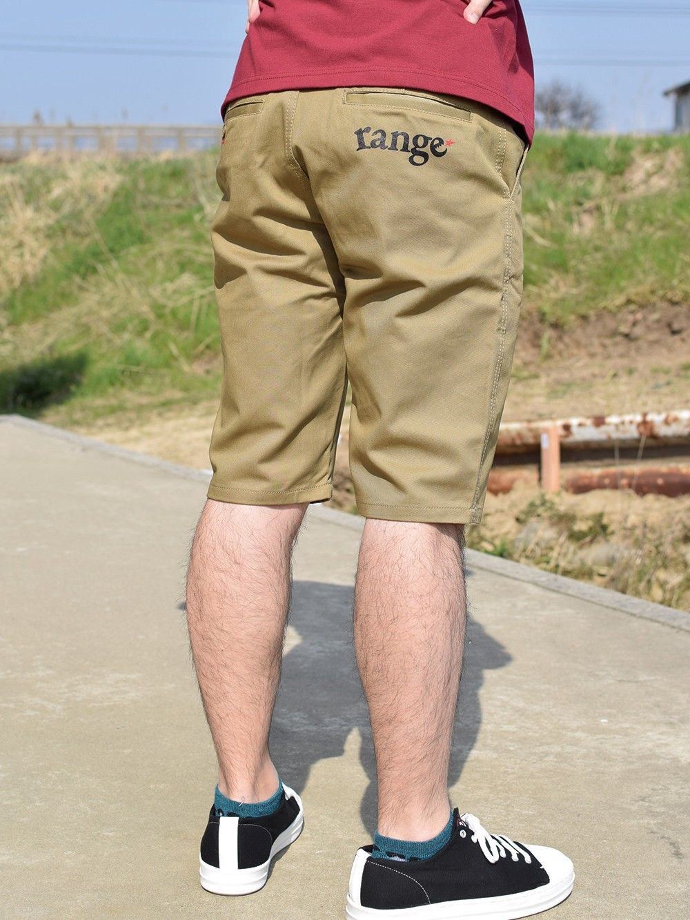 range classic twill shorts
