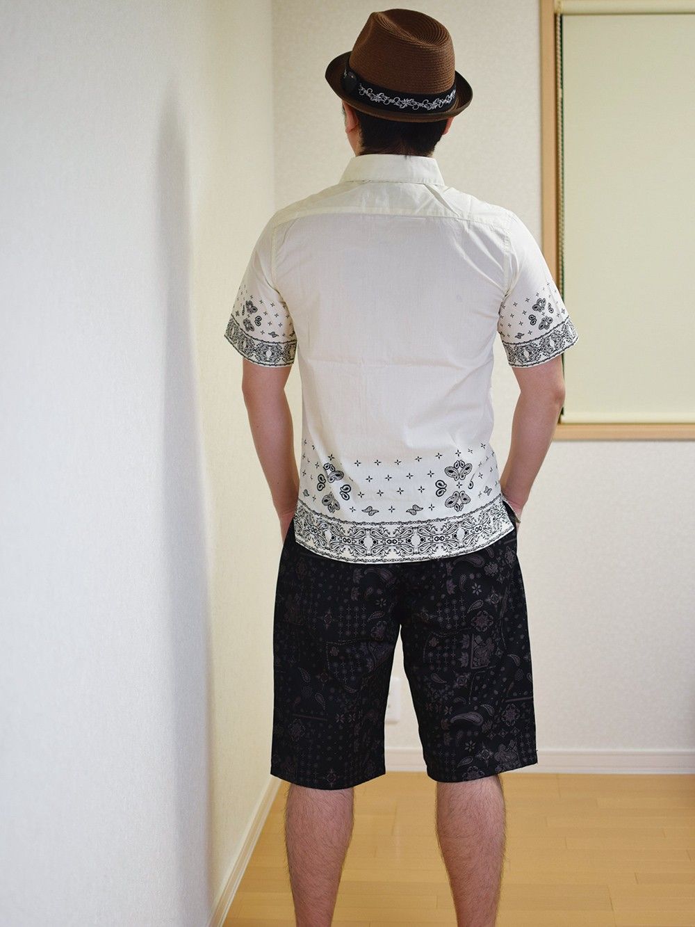 PAISLEY SHIRT S/S -Parantica sita-