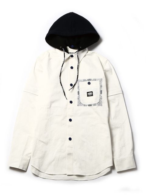 PAISLEY 2WAY HOOD SHIRTS