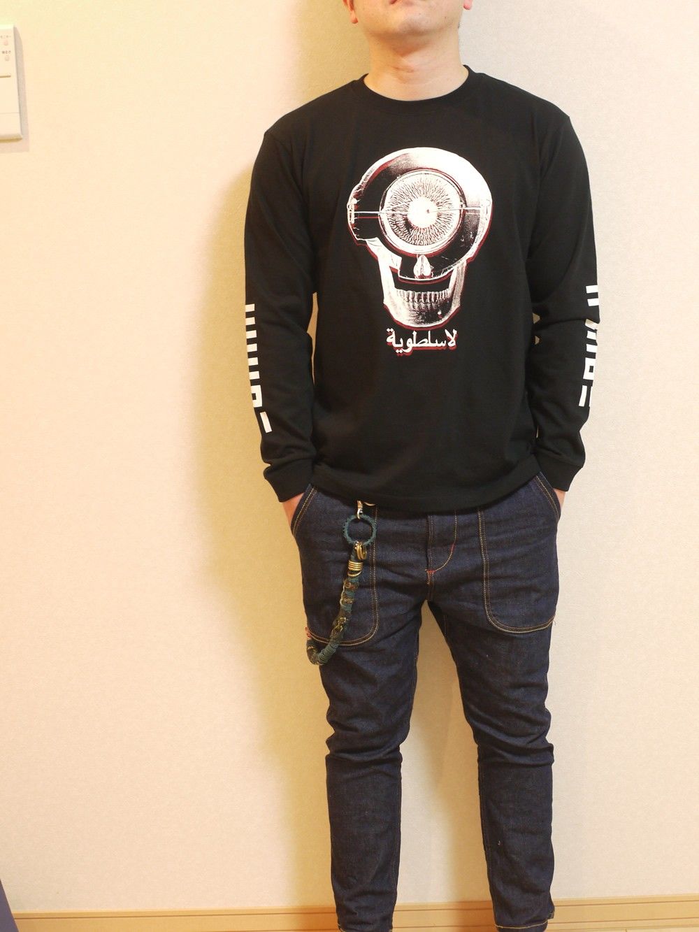SKULL L/S T-SH