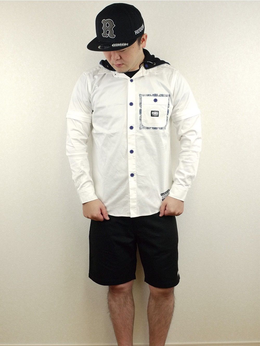 PAISLEY 2WAY HOOD SHIRTS
