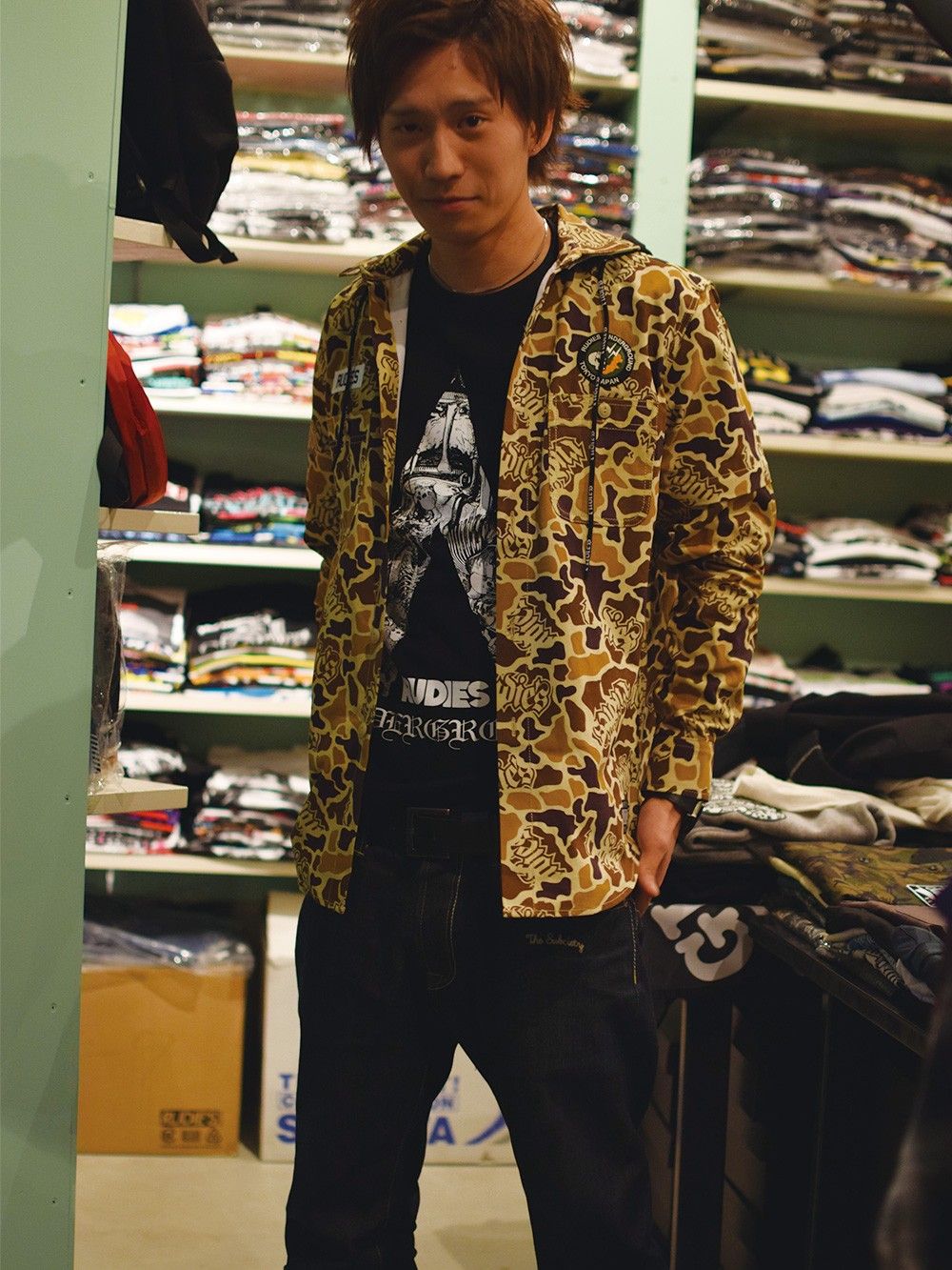 HUNTER 2WAY HOOD SHIRTS