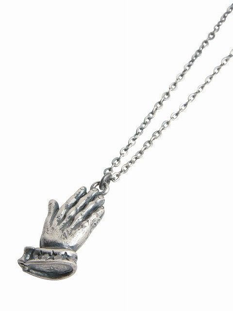 METAL NECKLACE -PRAYING HANDS-