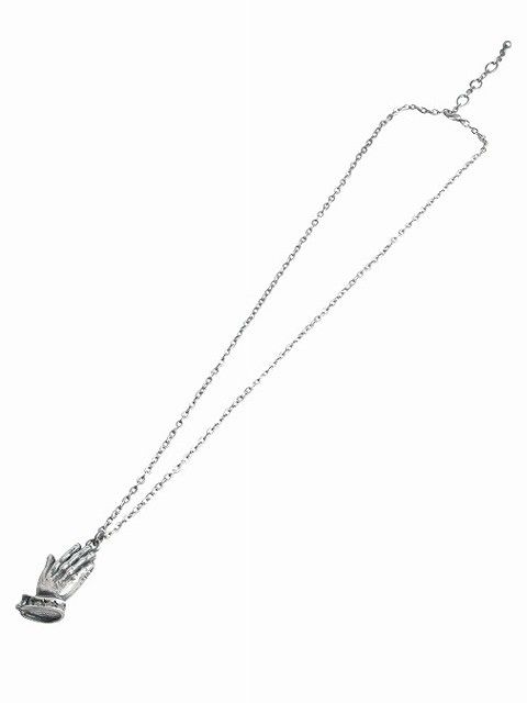 METAL NECKLACE -PRAYING HANDS-