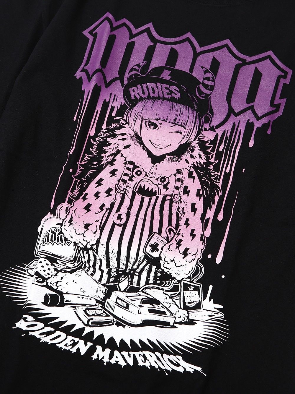 RUDIE'SxMOGA PURPLE GEEK-T
