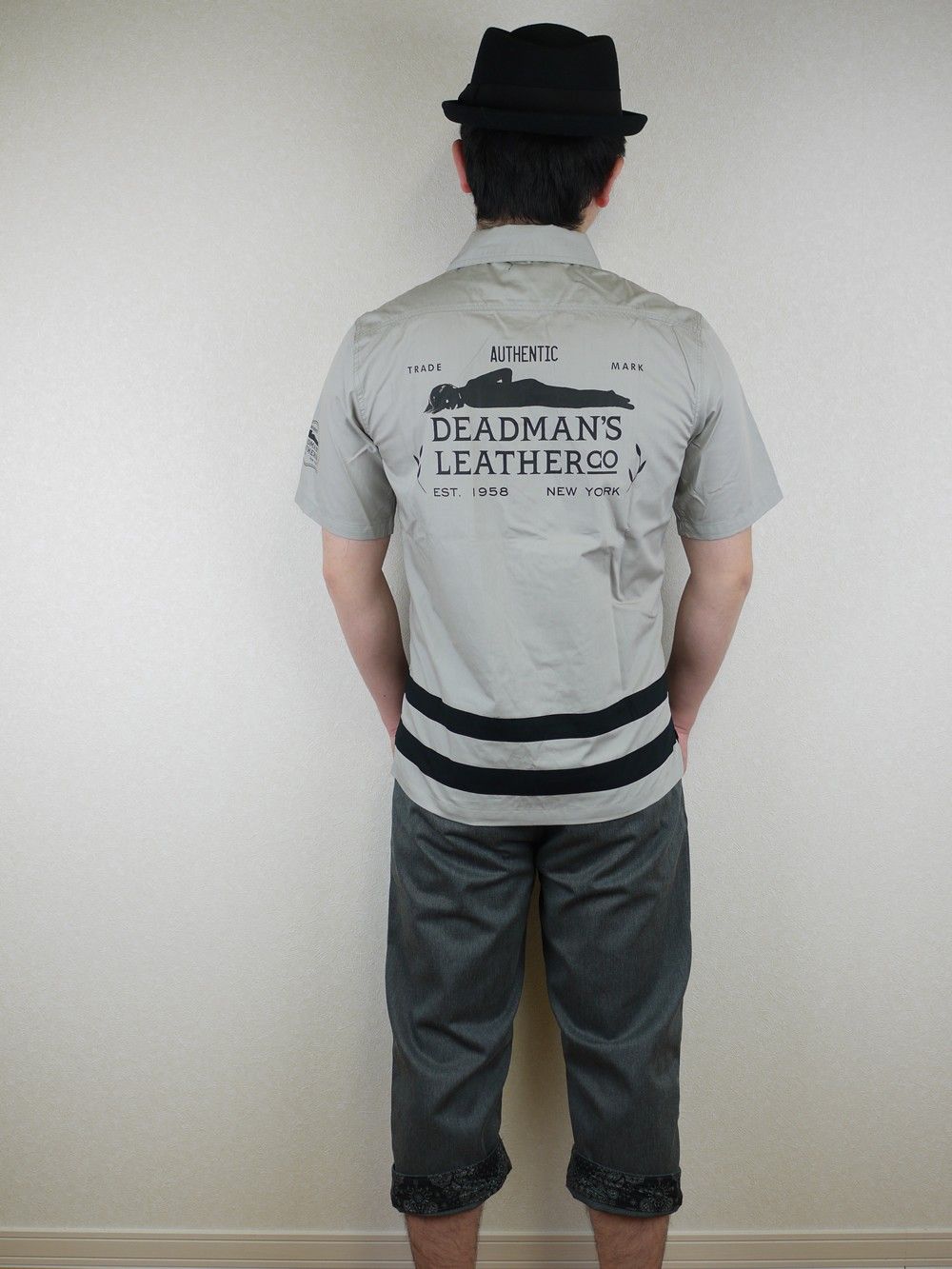 WORK SHIRT S/S -DEADMAN'S LEATHER-