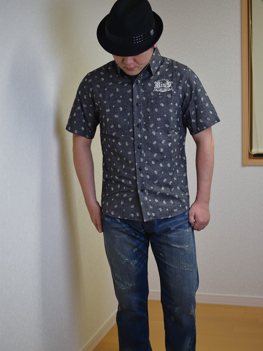 PAISLEY SHIRT  S/S  -Power of will-