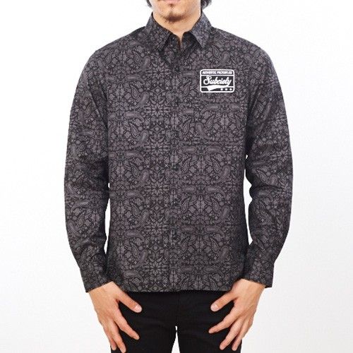 EMBLEM SHIRT L/S-PAISLEY-