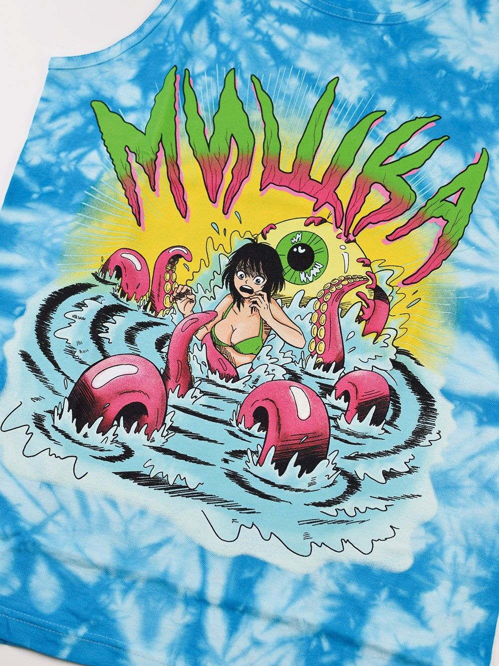 Tentacle Attack Tie Dye Tank Top