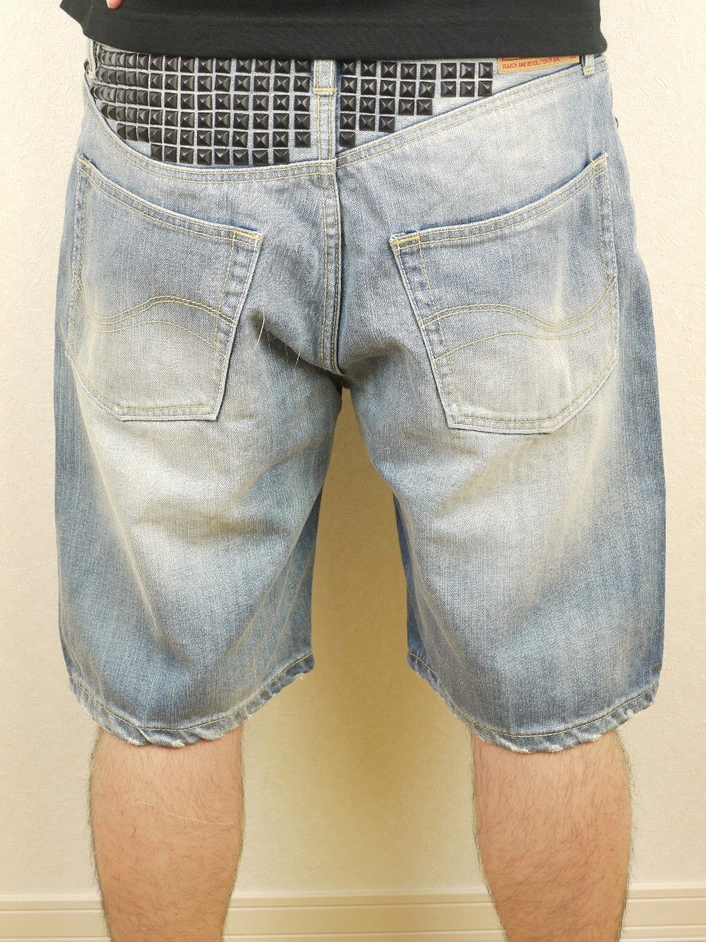 DENIM SHORTS -STUDS-