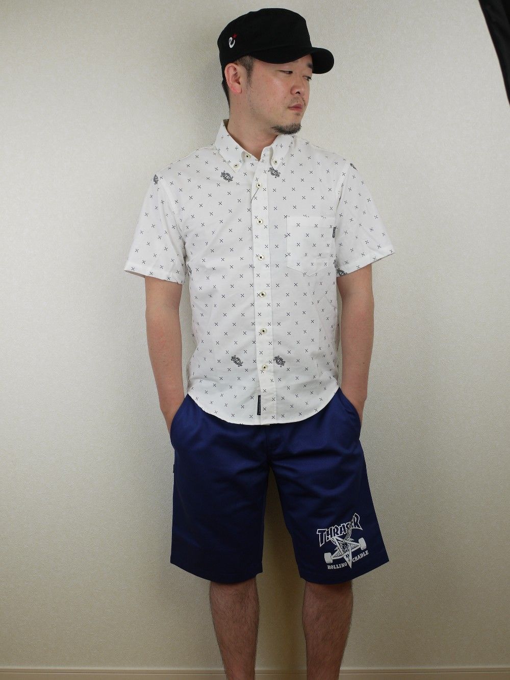 CROSS BONE OXFORD SHIRT