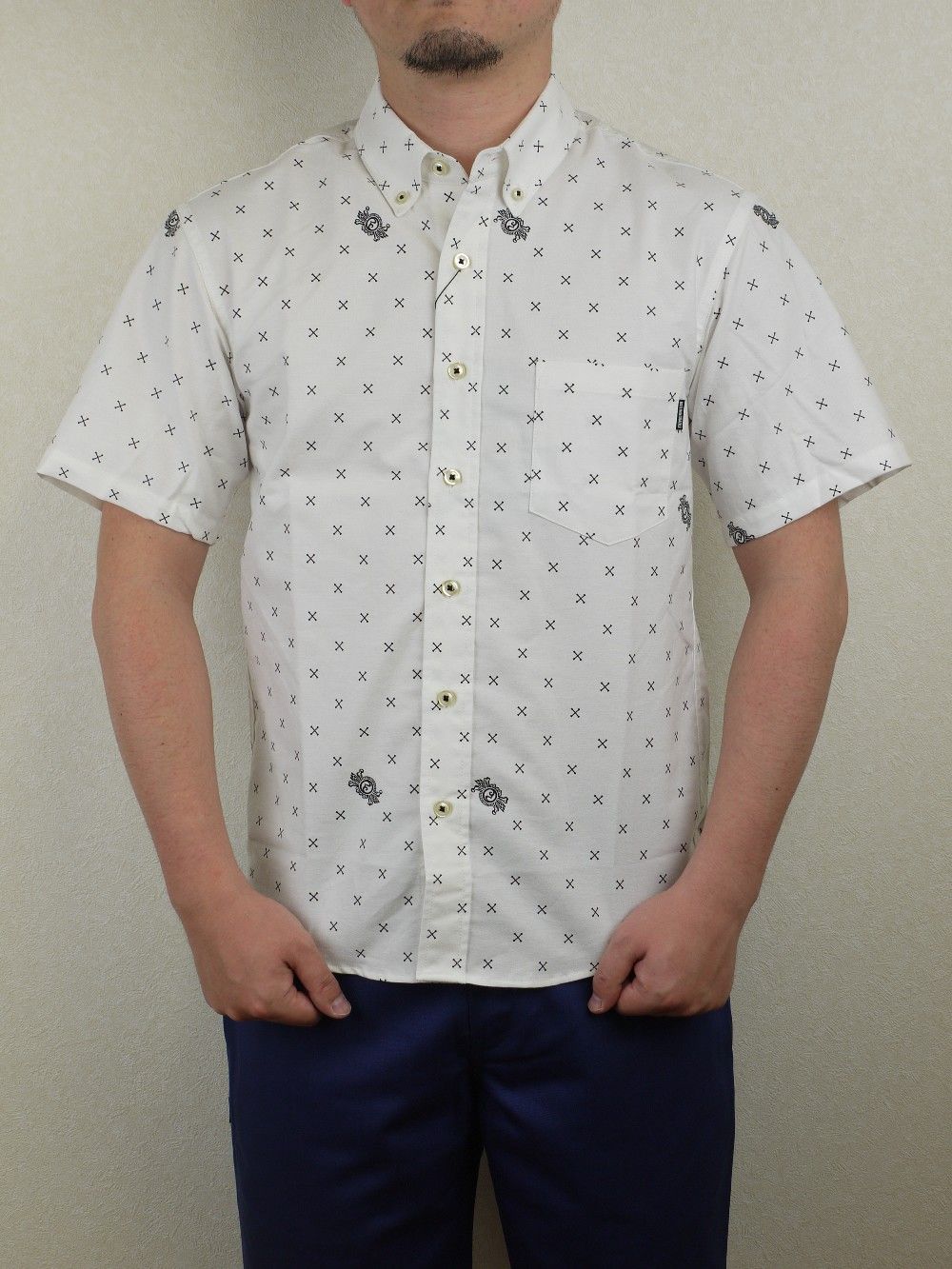 CROSS BONE OXFORD SHIRT