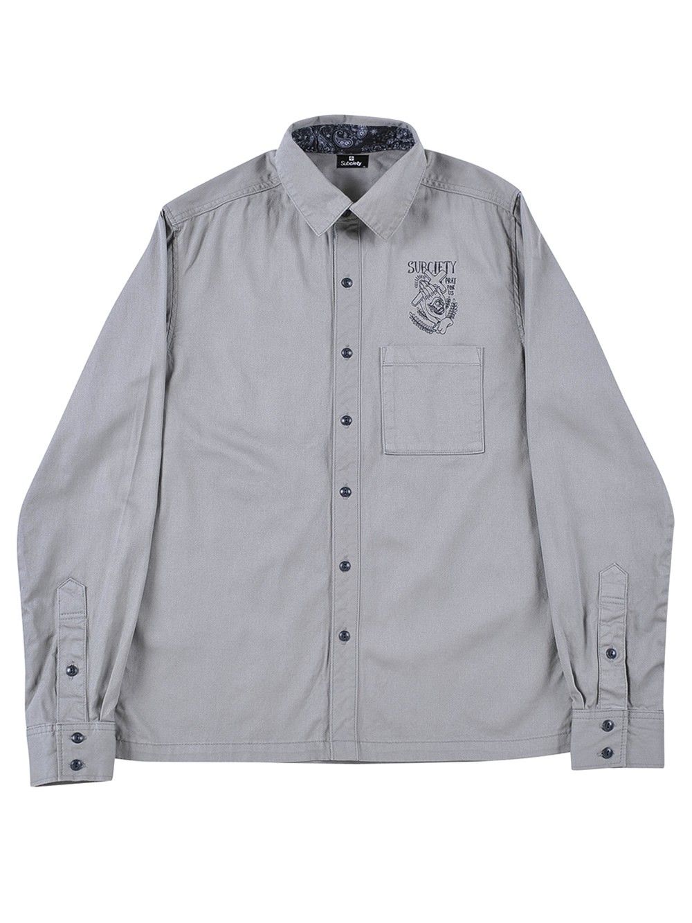 EMBROIDERY SHIRTS L/S