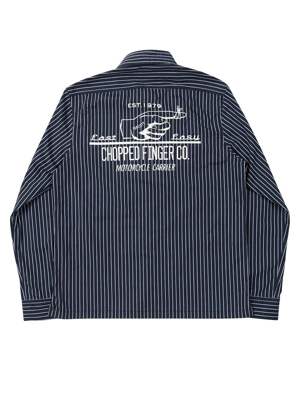STRIPE SHIRTS L/S -CHOPPED FINGER-