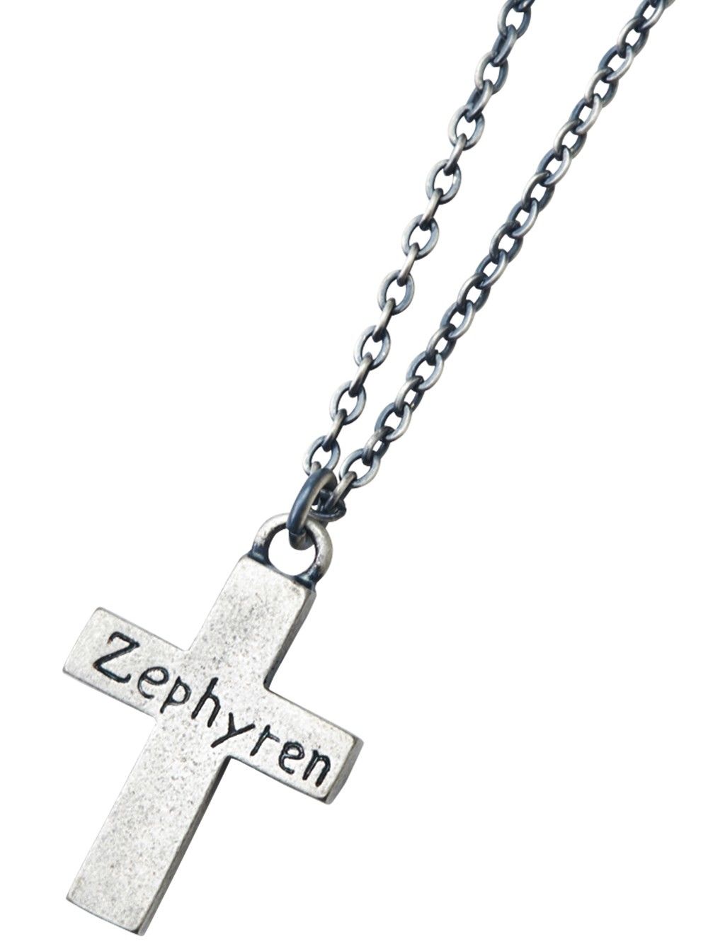 METAL NECKLACE -STUDS CROSS-