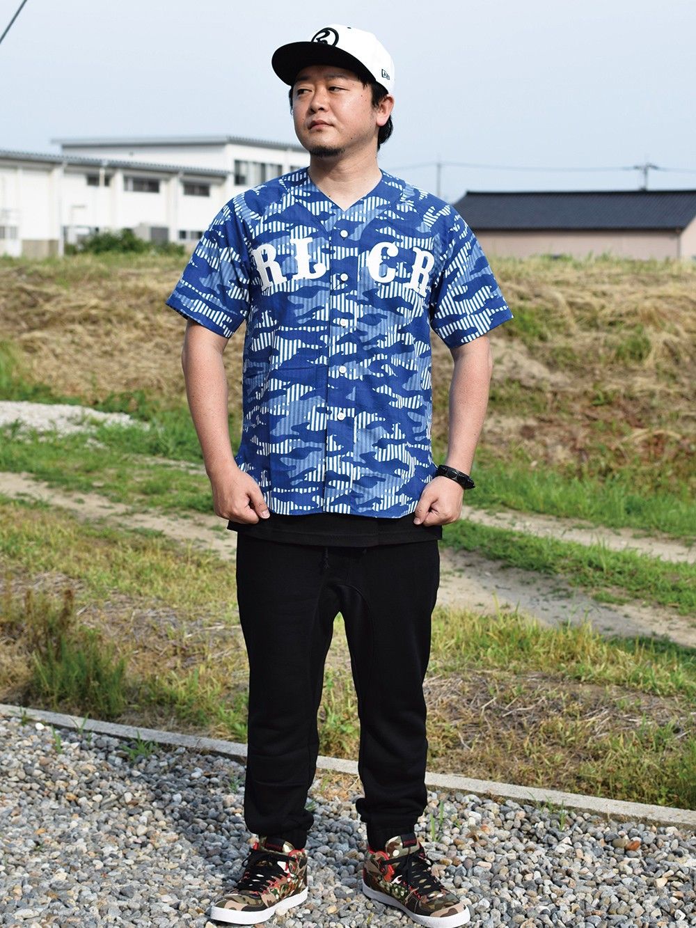 STRIPE CAMO BB-SHIRT