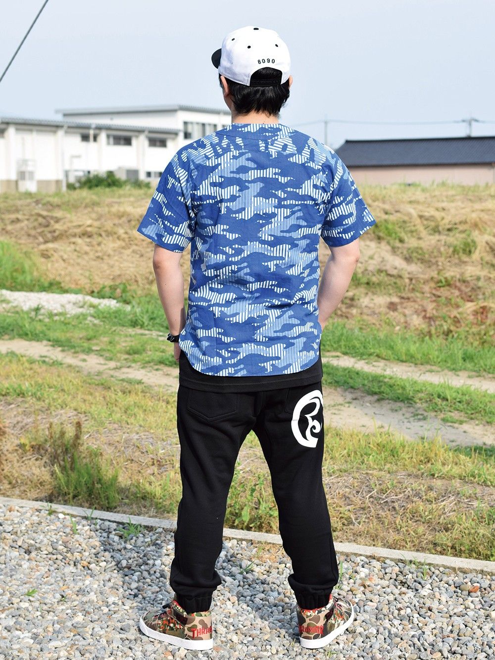 STRIPE CAMO BB-SHIRT