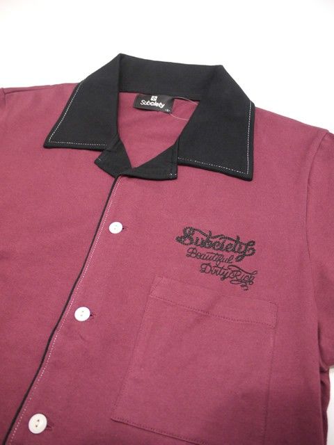 BOWLING SHIRT S/S -Fair face,foul heart-