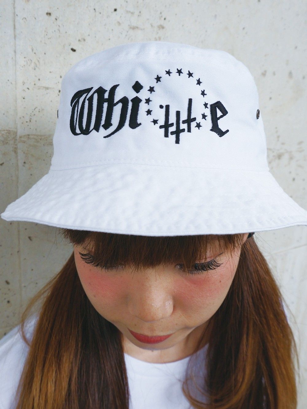 -WHITE- BucketHat