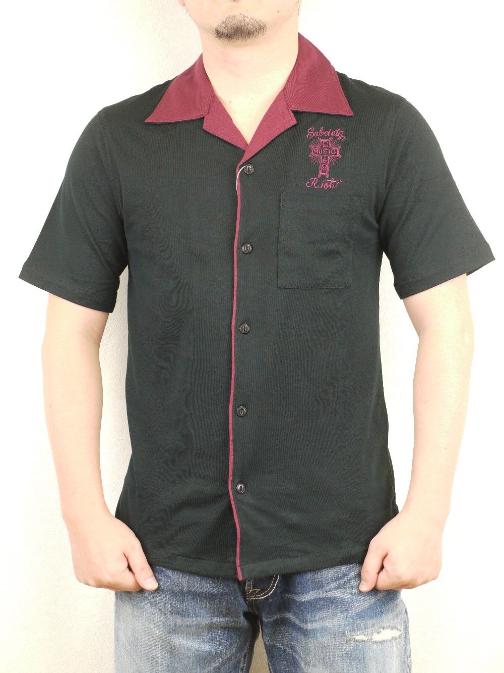 SUBCIETY - BOWRING SHIRT S/S -MUSIC DESTROY- | DOLL