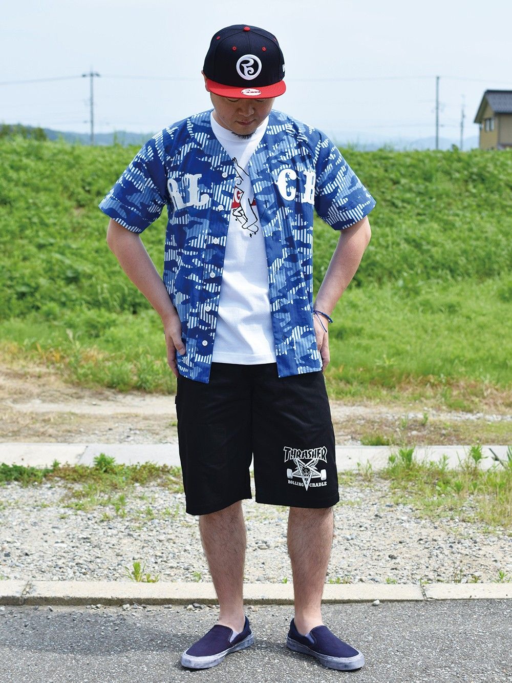 STRIPE CAMO BB-SHIRT