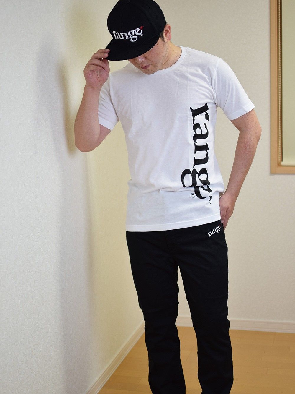 range tapered denim pant