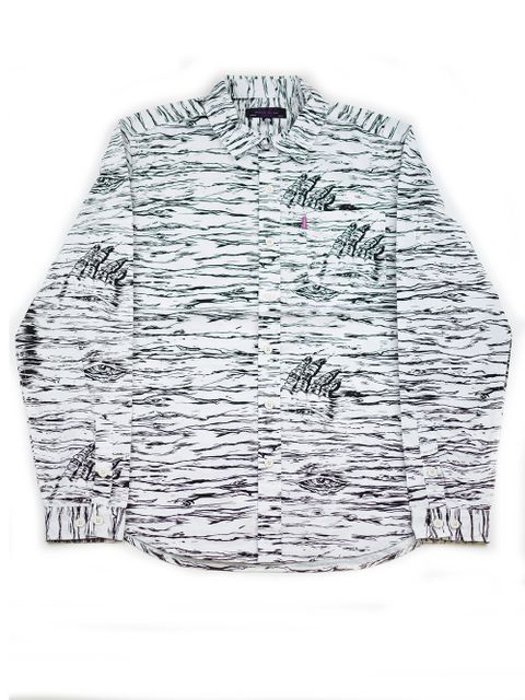 Lamour Entombed Long Sleeve Button-Up