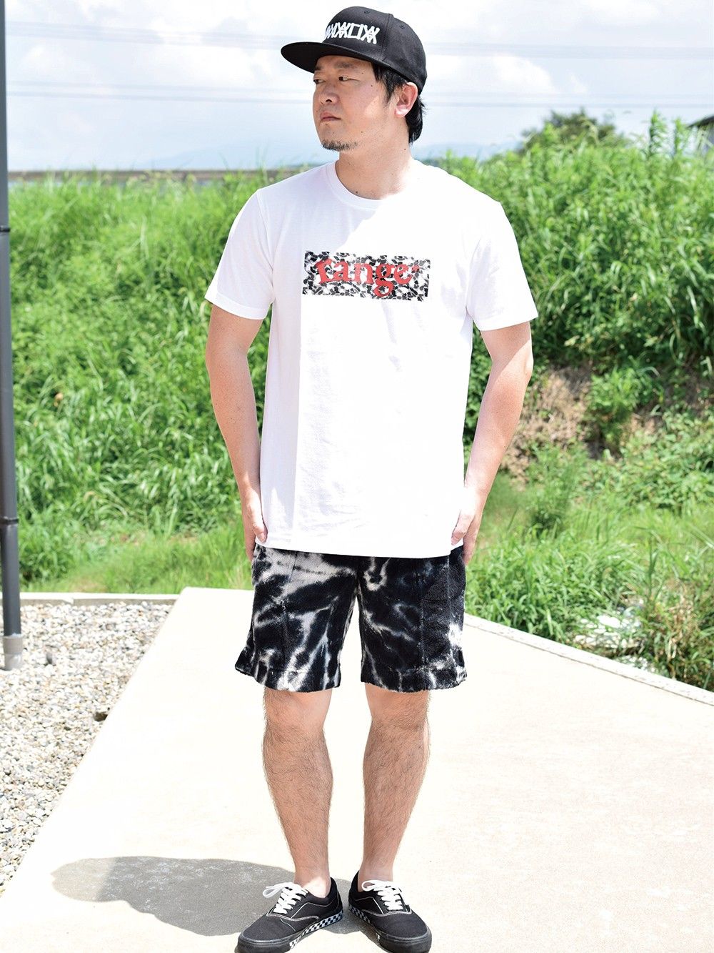 range black dot camo box logo s/s t shirts