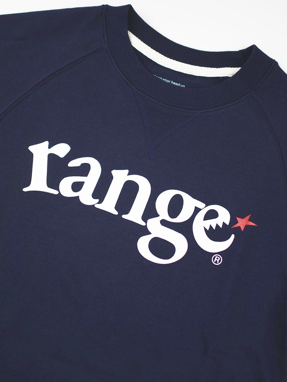 range logo raglan crew sweat