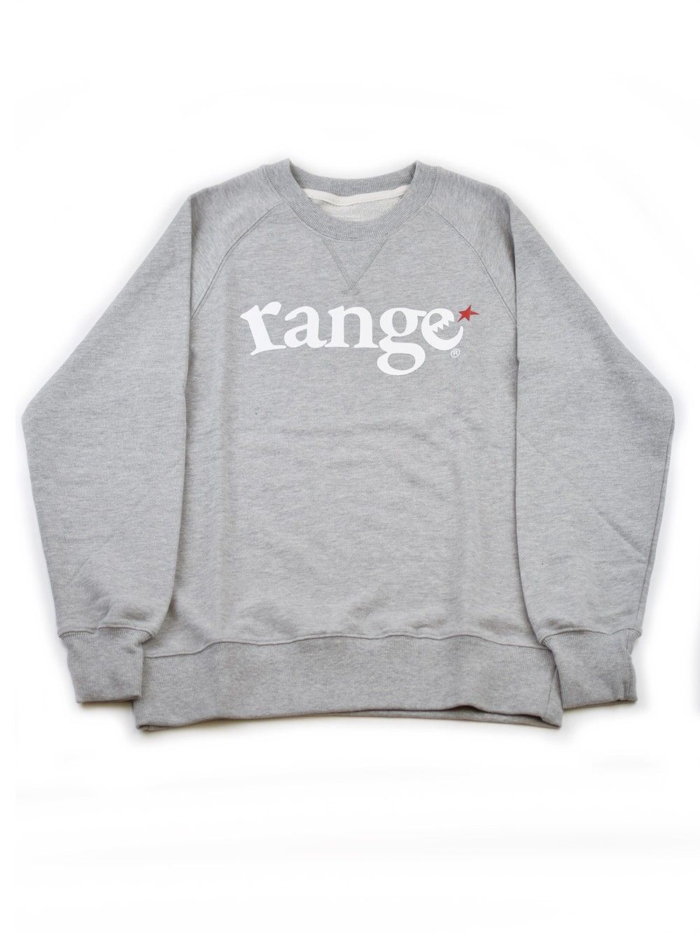 range logo raglan crew sweat