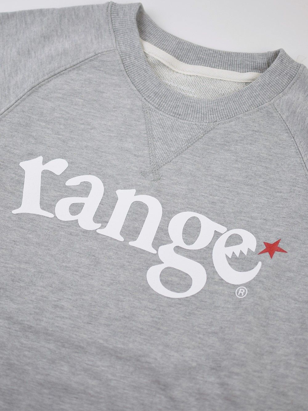 range logo raglan crew sweat