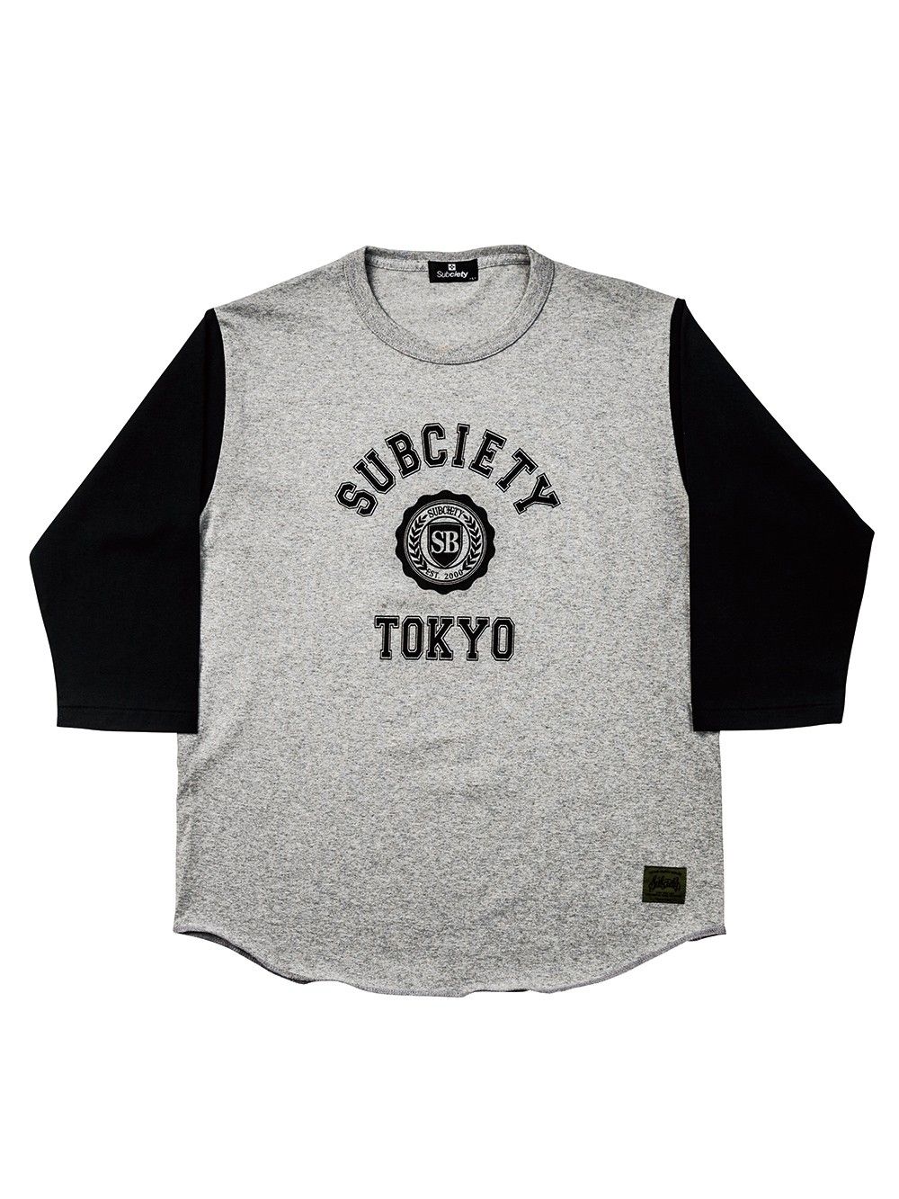 BASEBALL TEE 7/S-COLLEGE-