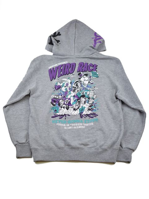 【DOLL×SABBAT13】WEIRD RACE ZIP HOODIE 〜NEVER GONNA STOP!!〜