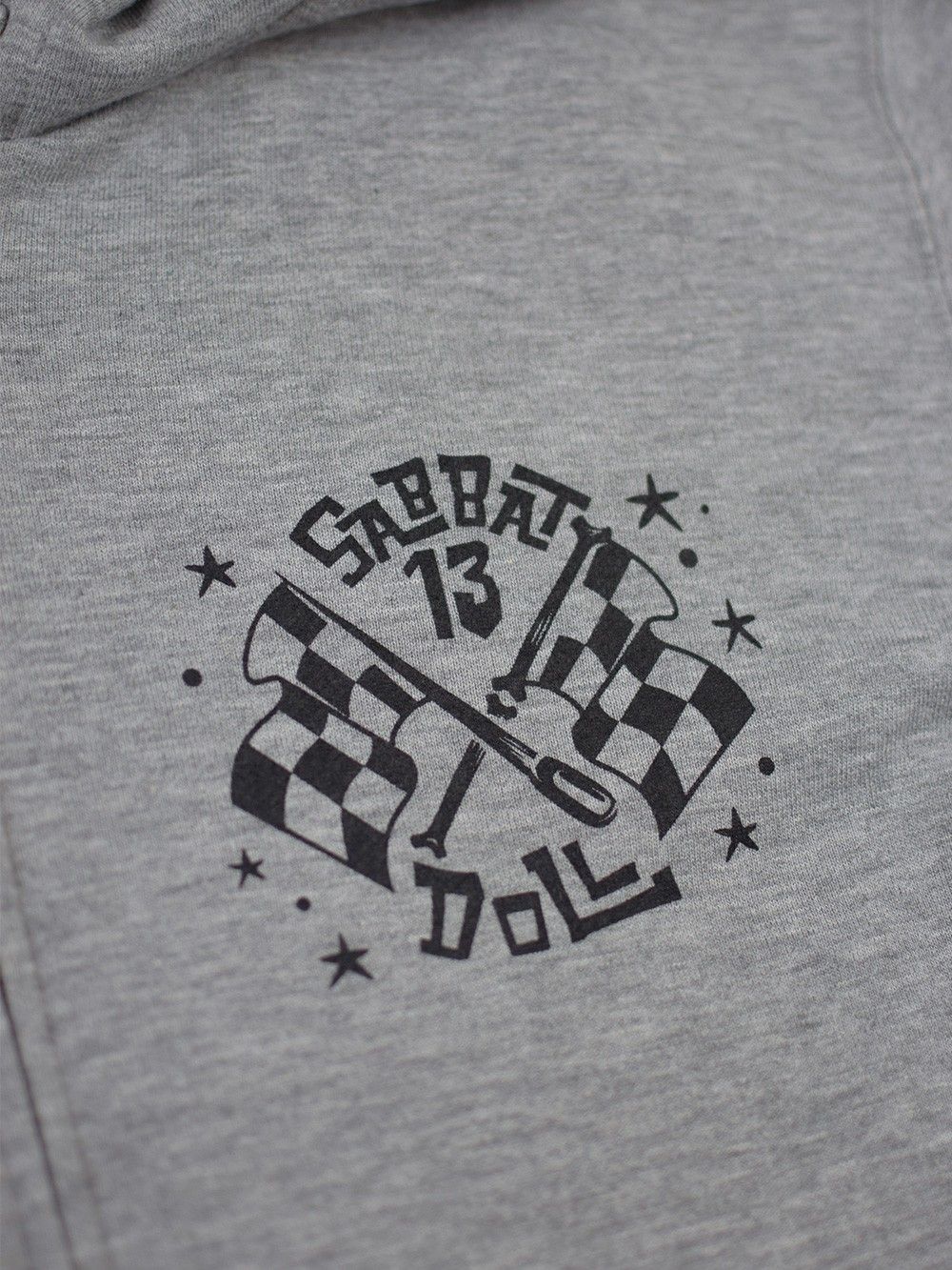 【DOLL×SABBAT13】WEIRD RACE ZIP HOODIE 〜NEVER GONNA STOP!!〜