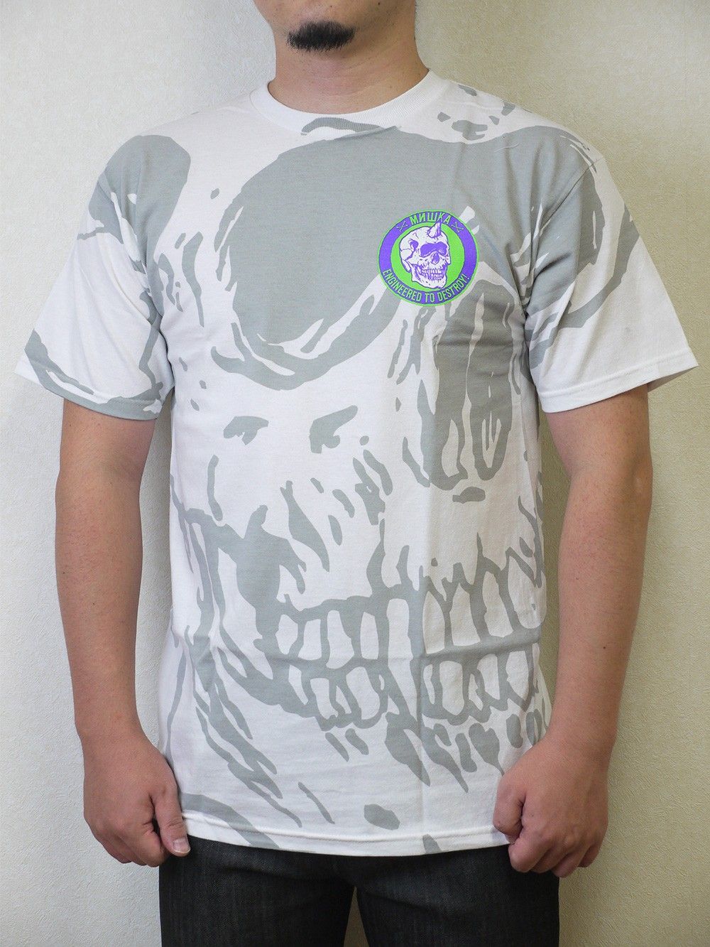 ミシカTシャツ アシンメトリー ビックtシャツ LONG CLOTHING ロングクロージング MISHKA ミシカ