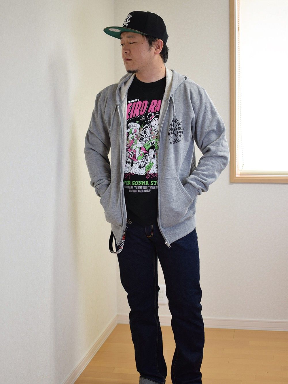 【DOLL×SABBAT13】WEIRD RACE ZIP HOODIE 〜NEVER GONNA STOP!!〜