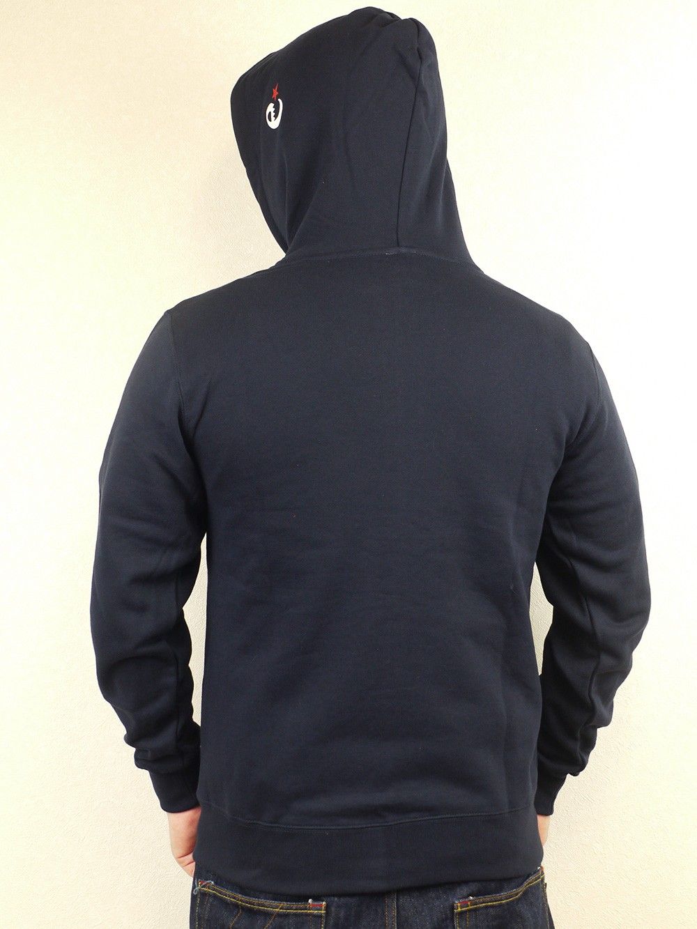 range logo sweat zip hoody