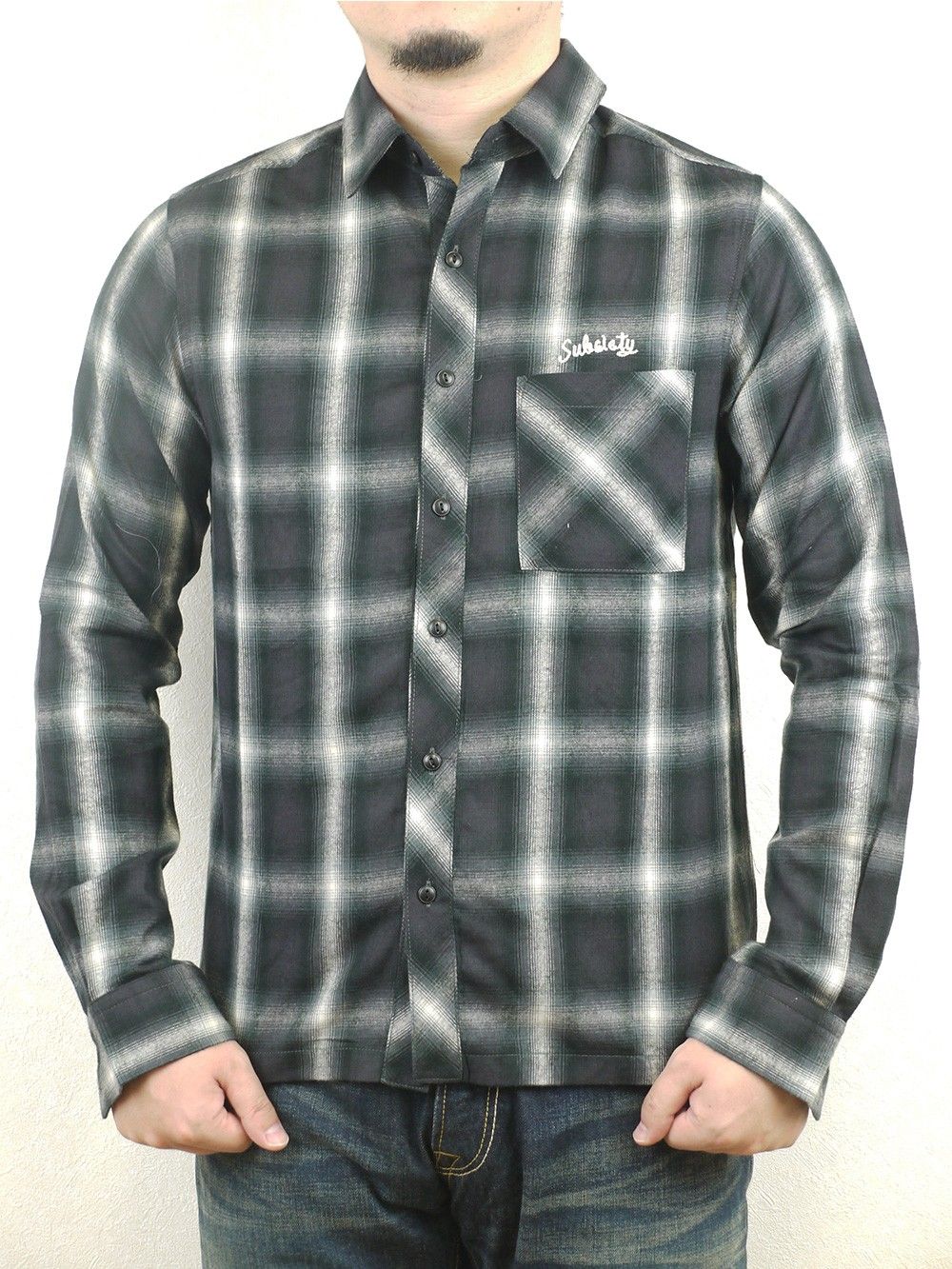 CHECK SHIRT L/S -Conductor-