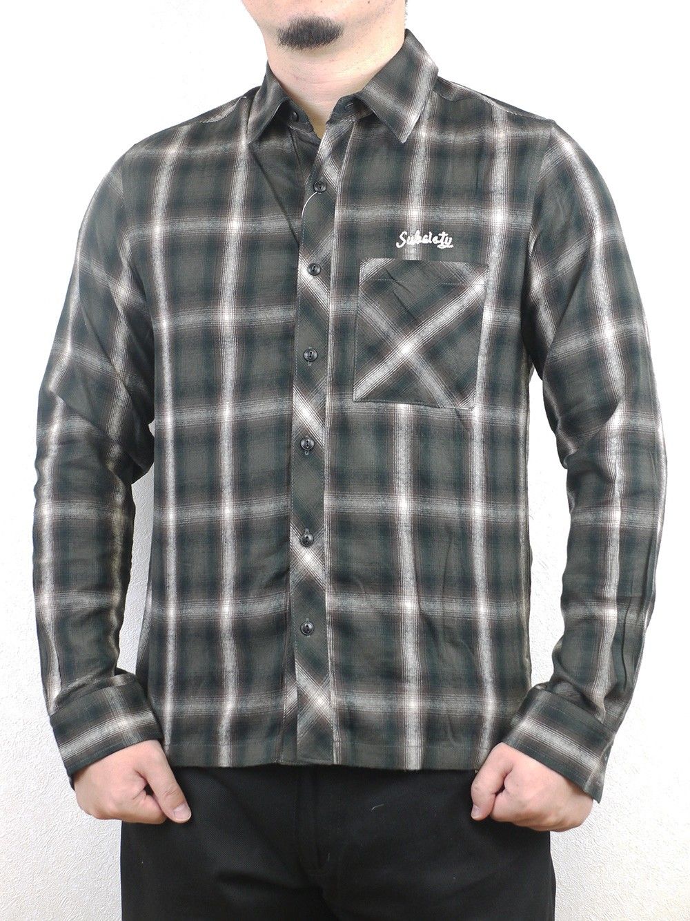 CHECK SHIRT L/S -Conductor-