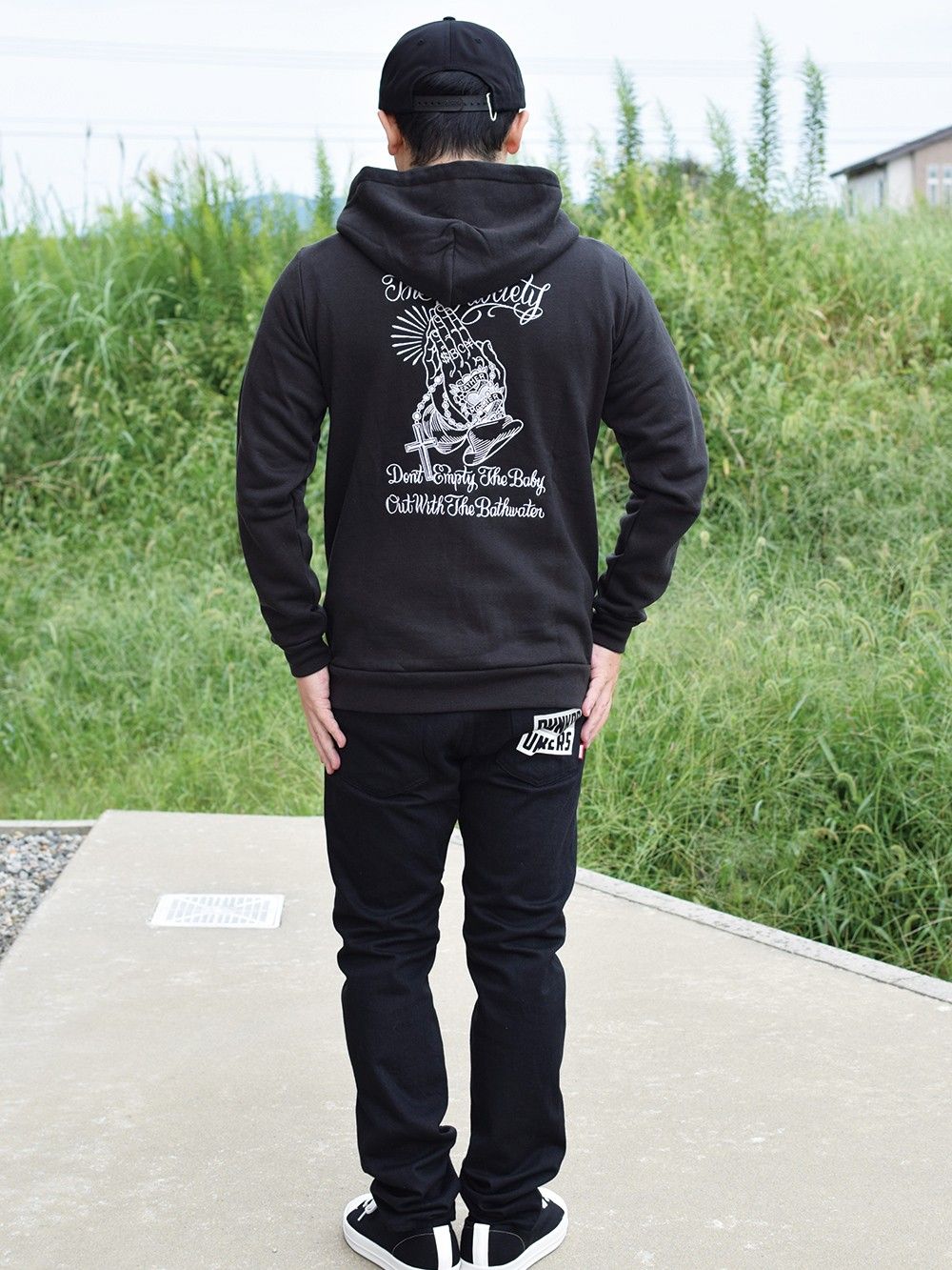 ZIP PARKA-PRAYING HANDS-