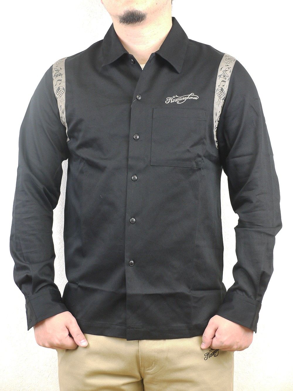 WORK SHIRT L/S -MAD SKULL-