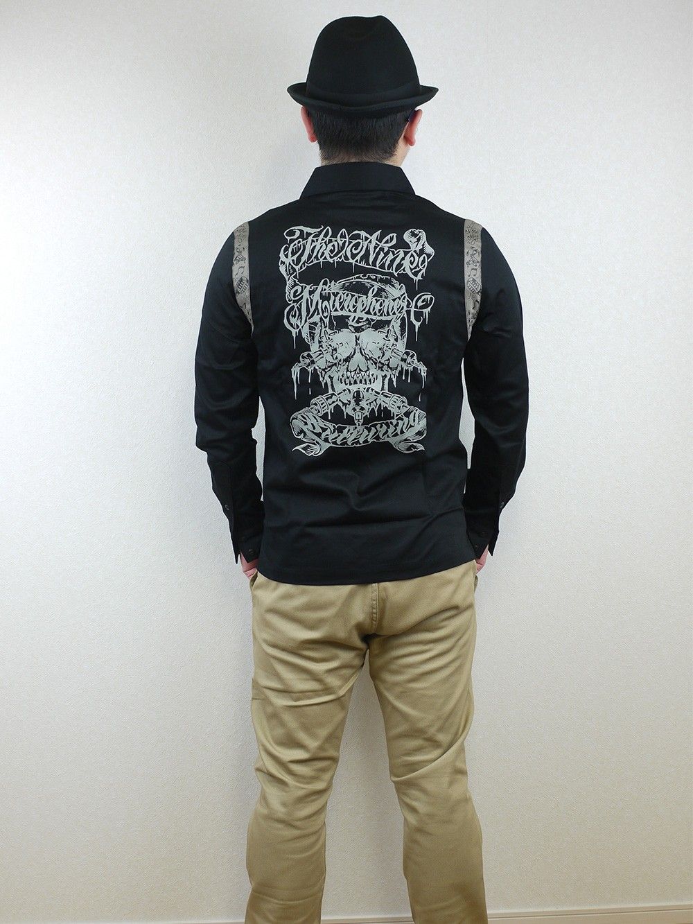 WORK SHIRT L/S -MAD SKULL-