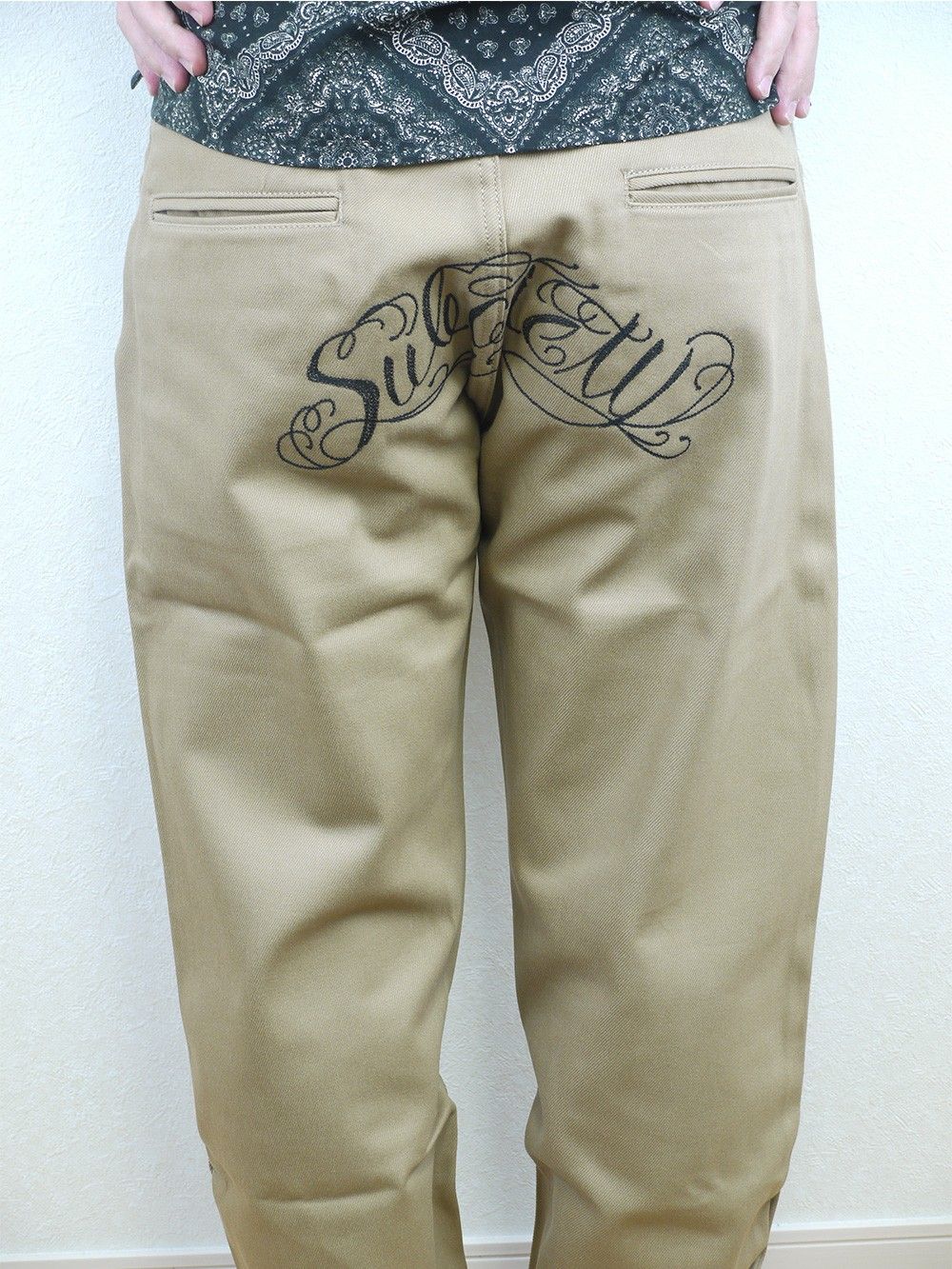 WORK PANTS-WORKER-EMBROIDERY