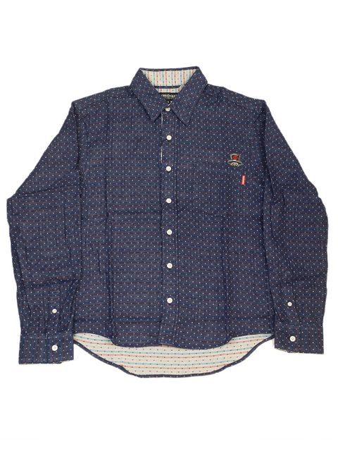 SMALL DOT W-GAUZE SHIRT