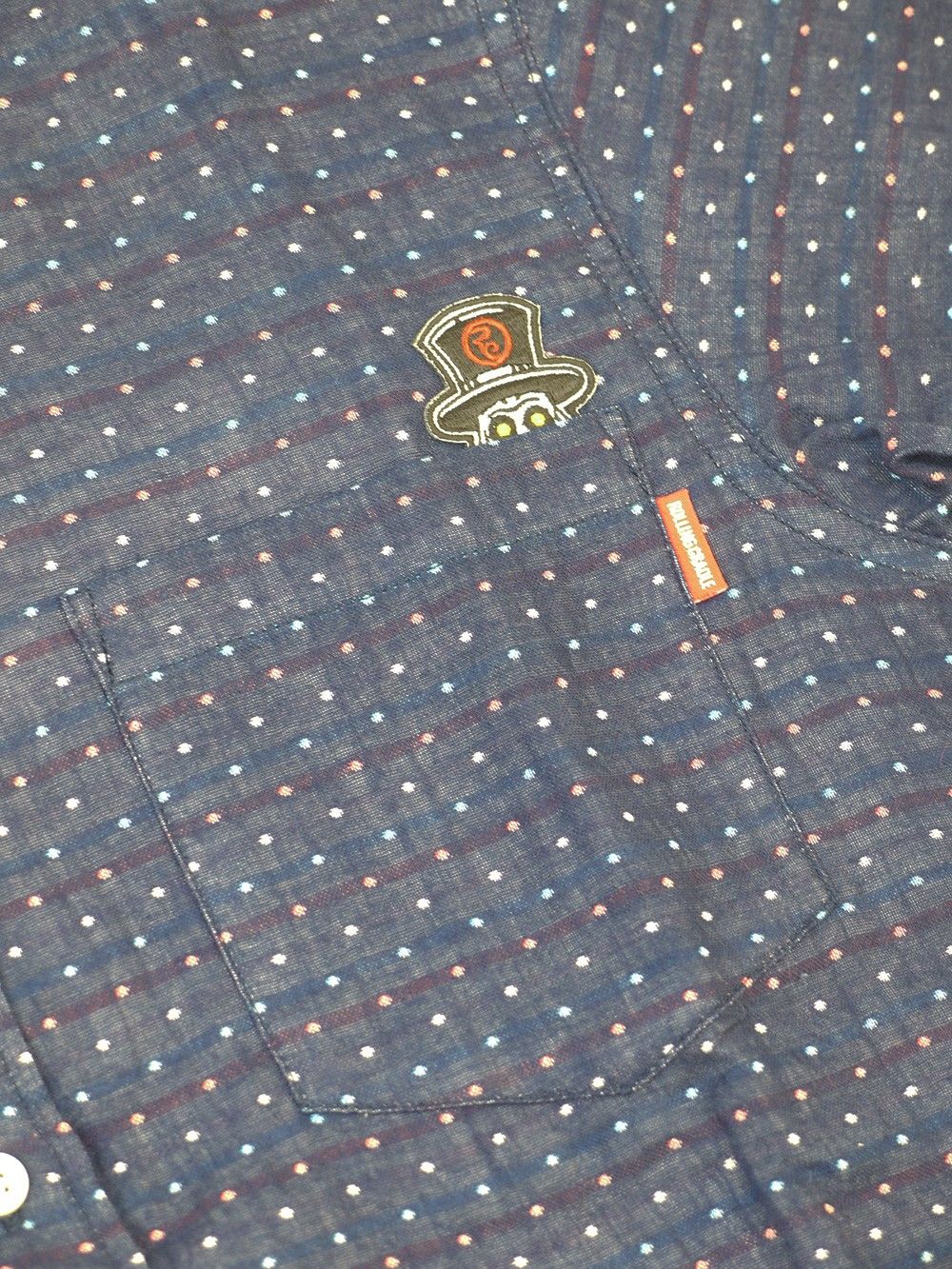 SMALL DOT W-GAUZE SHIRT