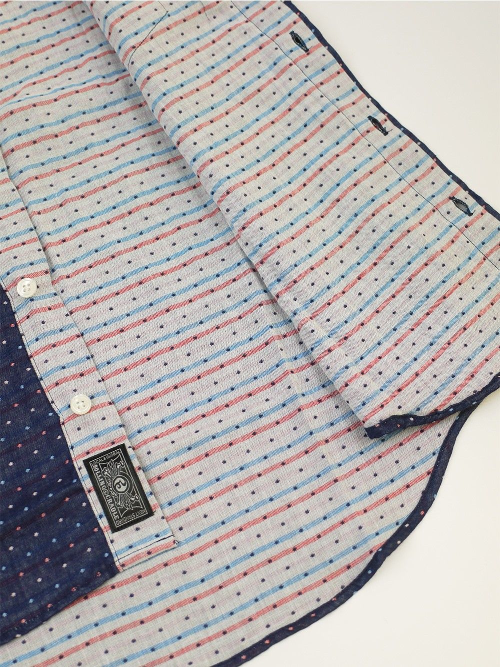 SMALL DOT W-GAUZE SHIRT