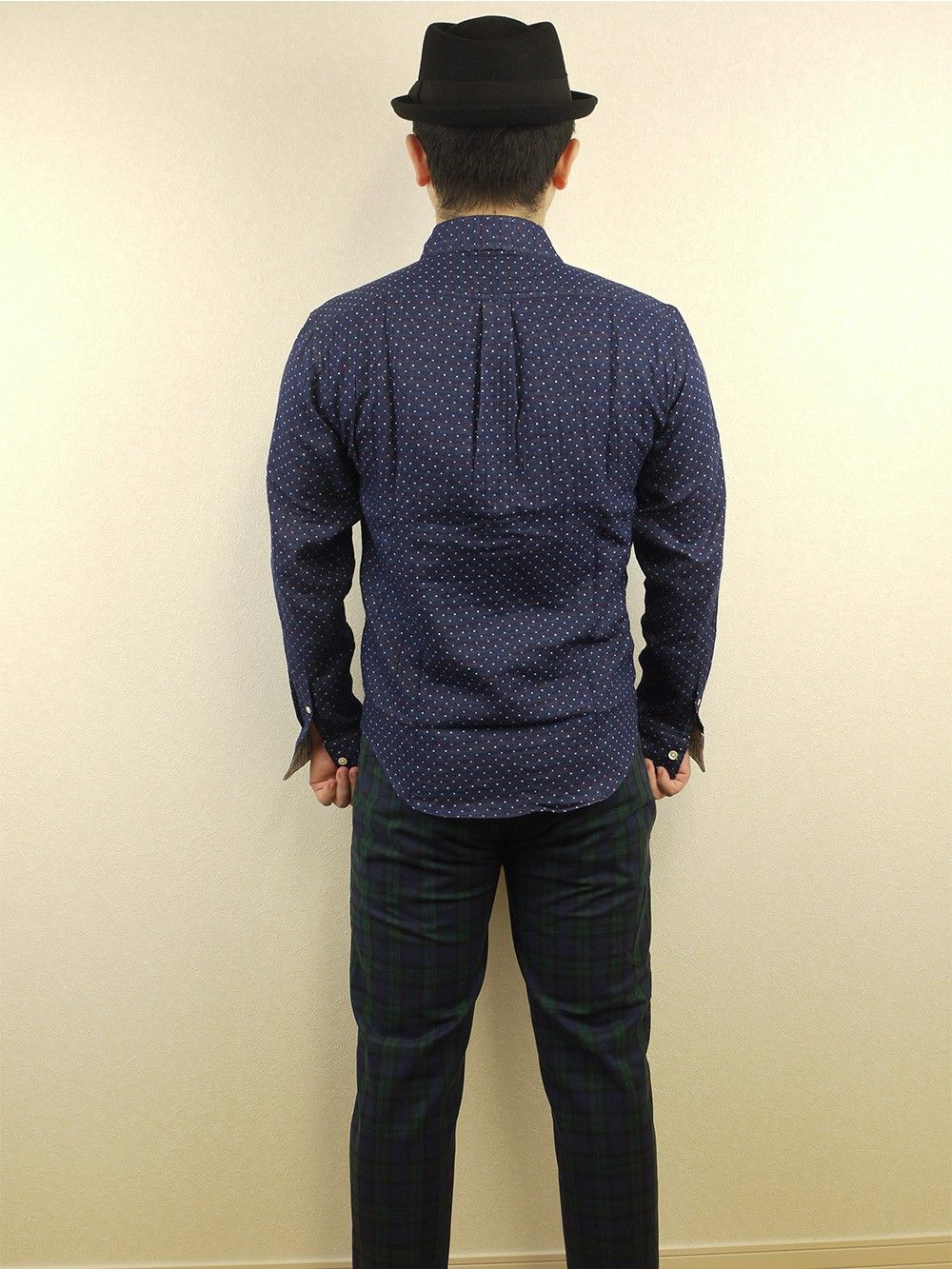 SMALL DOT W-GAUZE SHIRT